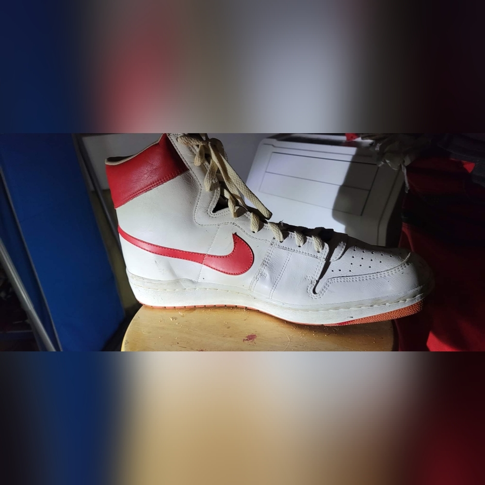 JordanNike Air Ship PE / White & Red
